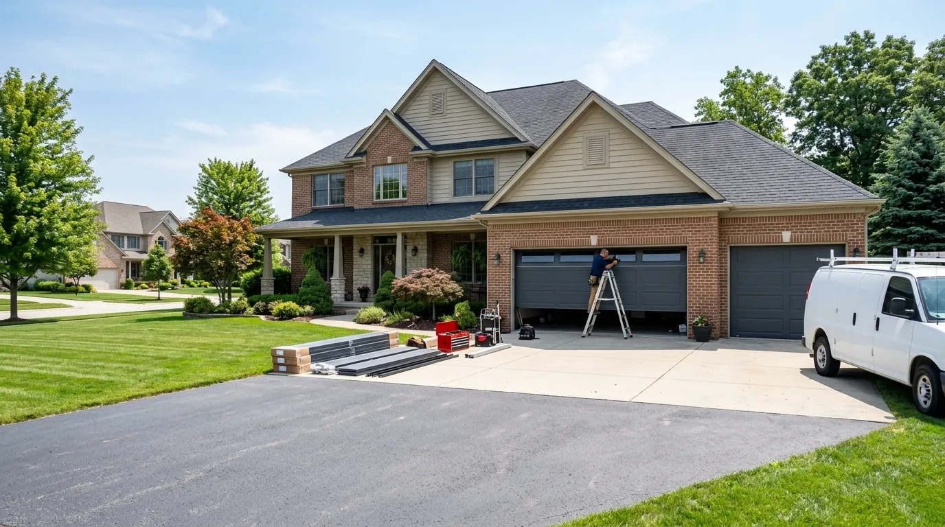 Garage door work by Laurel Garage Door Pros in Laurel, MD